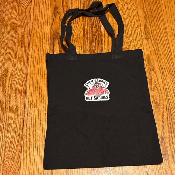 Even Baddies get Saddies Canvas tote bag - Picture 1 of 5